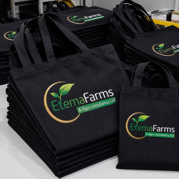 No-Cut (DTF) Printing & Branding on Tote Bags